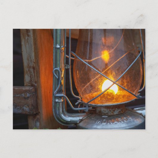 Lantaarn in het Plains Camp , Nationaal Park Kruge Briefkaart (Voorkant)