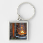 Lantaarn in het Plains Camp , Nationaal Park Kruge Sleutelhanger (Voorkant)