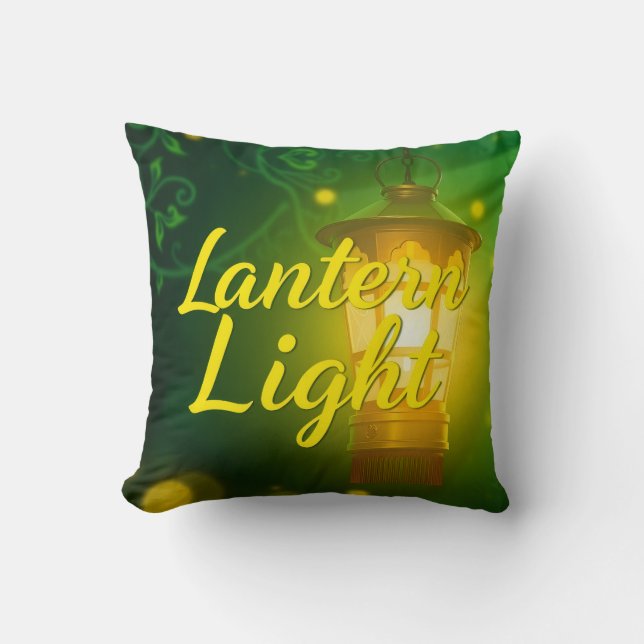 Lantaarn Licht Glow  Aangepast Kussen (Voorkant)