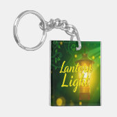 Lantaarn Licht Glow  Aangepast Sleutelhanger (Voorkant Links)