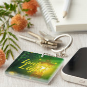 Lantaarn Licht Glow  Aangepast Sleutelhanger (Voorkant Rechts)