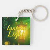 Lantaarn Licht Glow  Aangepast Sleutelhanger (Achterkant)