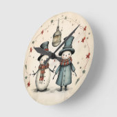 Lantaarn Light Companions - sneeuwman Ronde Klok (Hoek)