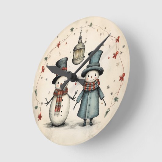 Lantaarn Light Companions -  sneeuwman Ronde Klok (Hoek)
