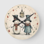 Lantaarn Light Companions -  sneeuwman Ronde Klok (Voorkant)