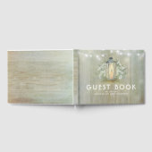 Lantaarn Lights Rustic Floral Baby's Breath Gastenboek (Volledig)