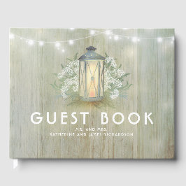  Lantaarn Lights Rustic Floral Baby's Breath Gastenboek