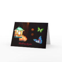 Lantaarn Moederdag Vouwkaart