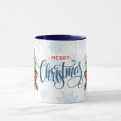  lantaarn Poinsettia kerstboeket Mok (Midden)