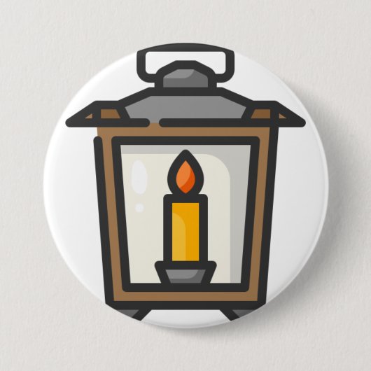 lantaarn ronde button 7,6 cm (Voorkant)