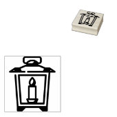 lantaarn rubberstempel (Gestempeld)