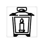 lantaarn rubberstempel (Afrduk)