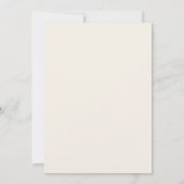  Lantaarn Rustic Botanical Wedding Kaart (Achterkant)