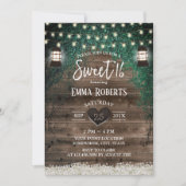  Lantaarn Rustic Ivy & Wood Sweet 16 Kaart (Voorkant)