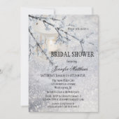 Lantaarn Sneeuw Winter Bruidsmeisje Uitnodiging (Voorkant)