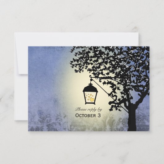 Lantaarn Streetlamp RSVP Kaartje (Voorkant)