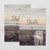 Lantaarn, Strijklichten, Bloemen, Strand Kaart (Voorkant / Achterkant)