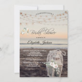 Lantaarn, Strijklichten, Bloemen, Strandwijn Kaart (Voorkant)