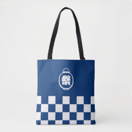 Lantaarn van het Japanse Matsuri-festival gepatter Tote Bag