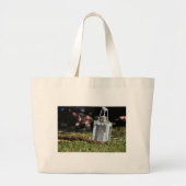 Lantaarn van licht grote tote bag (Voorkant)