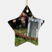 Lantaarn van licht keramisch ornament (Rechts)