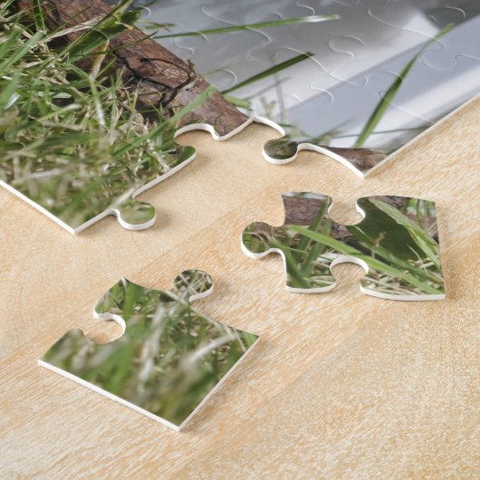 Lantaarn van licht legpuzzel (Zijkant)