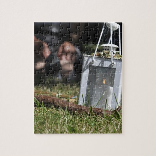 Lantaarn van licht legpuzzel (Verticaal)