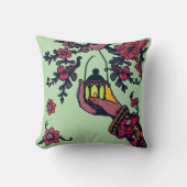 Lantaarn van Licht - Retro Siergloed Kussen (Voorkant)