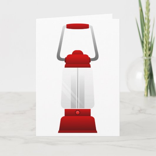 Lantaarn Wenskaarten Kaart (Voorkant)