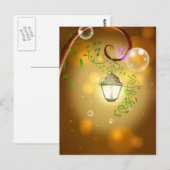 Lantaarn & wijnstokken briefkaart (Voorkant / Achterkant)