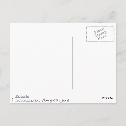 Lantaarn & wijnstokken briefkaart (Achterkant)