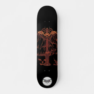 Lantaarnachtige oranje ogen persoonlijk skateboard