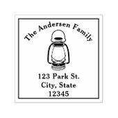 Lantaarnadres Zelfinktende Stempel (Design)