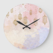 “Lantaarndromen” Pastel Ramadan Grote Klok (Voorkant)