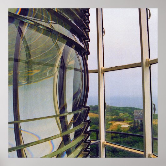 Lantaarnkamer van de zuidoostelijke vuurtoren poster (Voorkant)