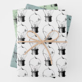 lantaarnlamp Papierbladen oppakken Inpakpapier Vel (In situ)