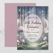 Lantaarnlicht Dromen Betoverde Bos Verjaardag Kaart (Voorkant / Achterkant)