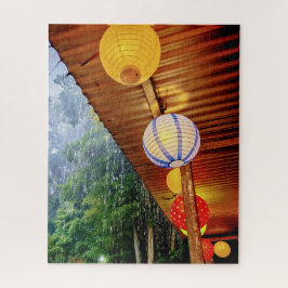 Lantaarnlicht in de regen – Stille Guatemala legpu Legpuzzel