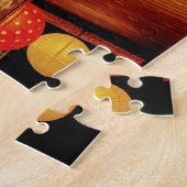 Lantaarnlicht in de regen – Stille Guatemala legpu Legpuzzel (Zijkant)