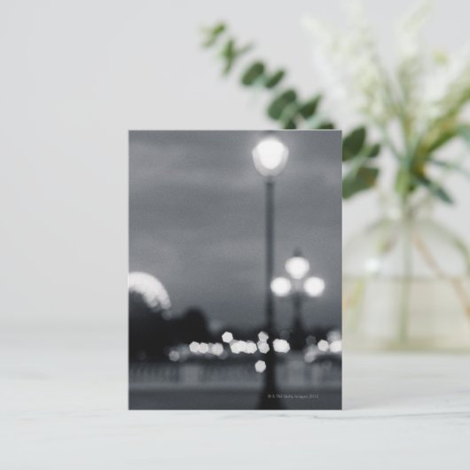 lantaarnpaal op Pont Alexander in Parijs Briefkaart (Staand voorkant)