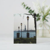Lantaarns beeld van vrijheid in Battery Park Briefkaart (Staand voorkant)