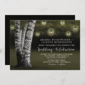 Lantaarns + bijtende vogelbomen kaart (Voorkant / Achterkant)