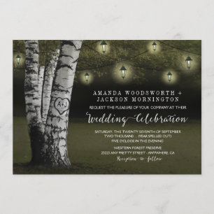 Lantaarns + bijtende vogelbomen kaart