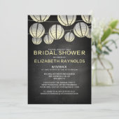 Lantaarns Bridal Shower Invitations Kaart (Staand voorkant)