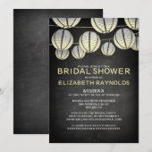 Lantaarns Bridal Shower Invitations Kaart (Voorkant / Achterkant)