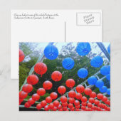 Lantaarns (closeup) in Seokguram Grotto, Korea Briefkaart (Voorkant / Achterkant)