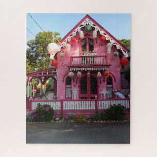 Lantaarns en roze tandbrood - Martha's wijntuin Legpuzzel