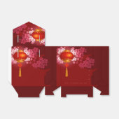 Lantaarns Hao Dao Gelukkig Vietnamees Nieuwjaar TF Bedankdoosjes (Uitgevouwen)