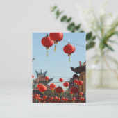Lantaarns in China Briefkaart (Staand voorkant)