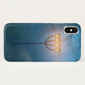 Lantaarns in de Fog iPhone Case (Achterkant (horizontaal))